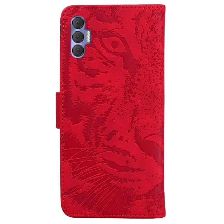 For Tecno Spark 8 Pro Tiger Embossing Pattern Horizontal Flip Leather Phone Case