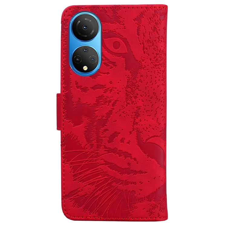 For Honor X7 Tiger Embossing Pattern Horizontal Flip Leather Phone Case