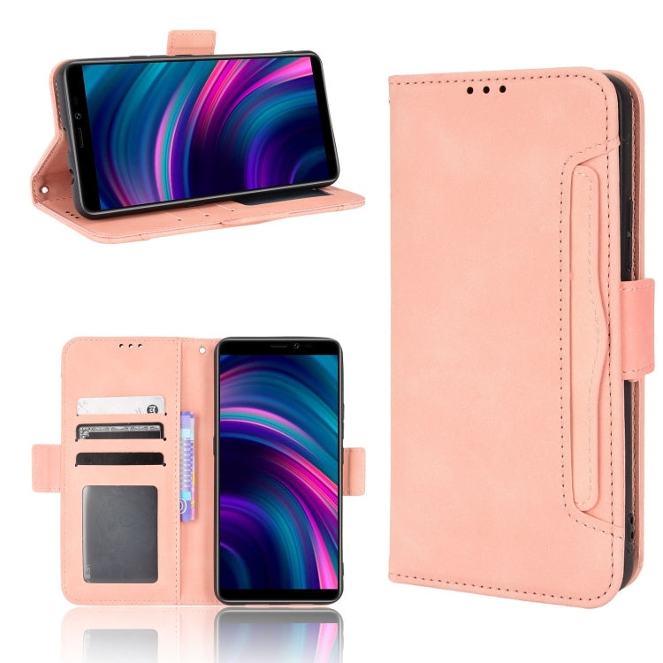 For BLU J9L Skin Feel Calf Pattern Leather Phone Case