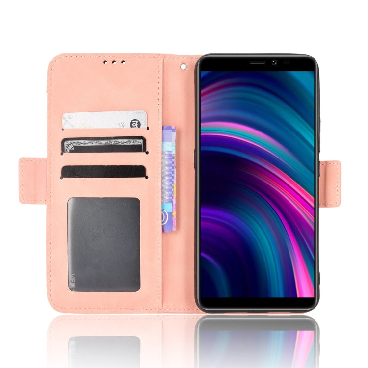 For BLU J9L Skin Feel Calf Pattern Leather Phone Case