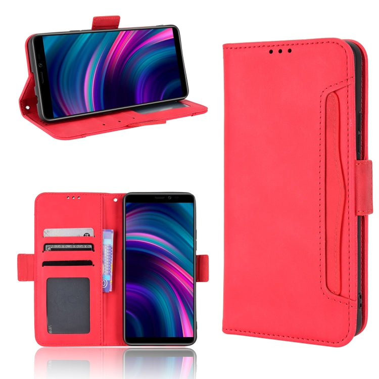 For BLU J9L Skin Feel Calf Pattern Leather Phone Case