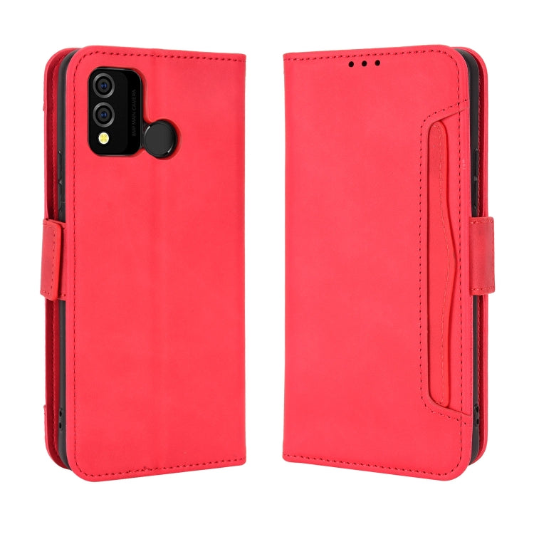 For BLU J9L Skin Feel Calf Pattern Leather Phone Case