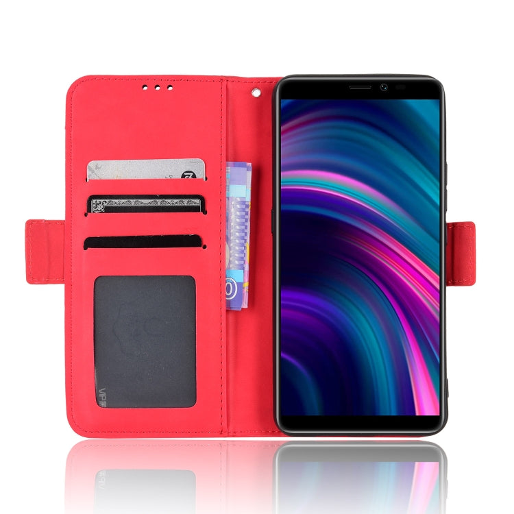 For BLU J9L Skin Feel Calf Pattern Leather Phone Case