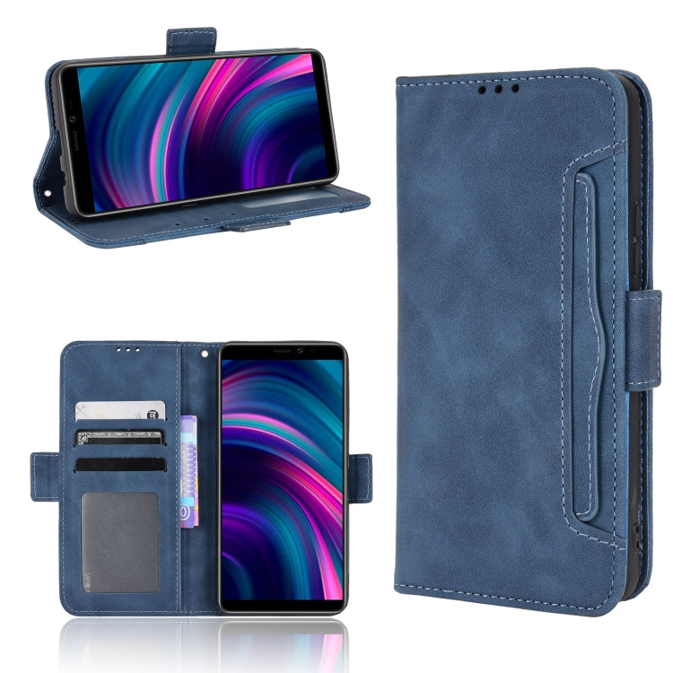 For BLU J9L Skin Feel Calf Pattern Leather Phone Case