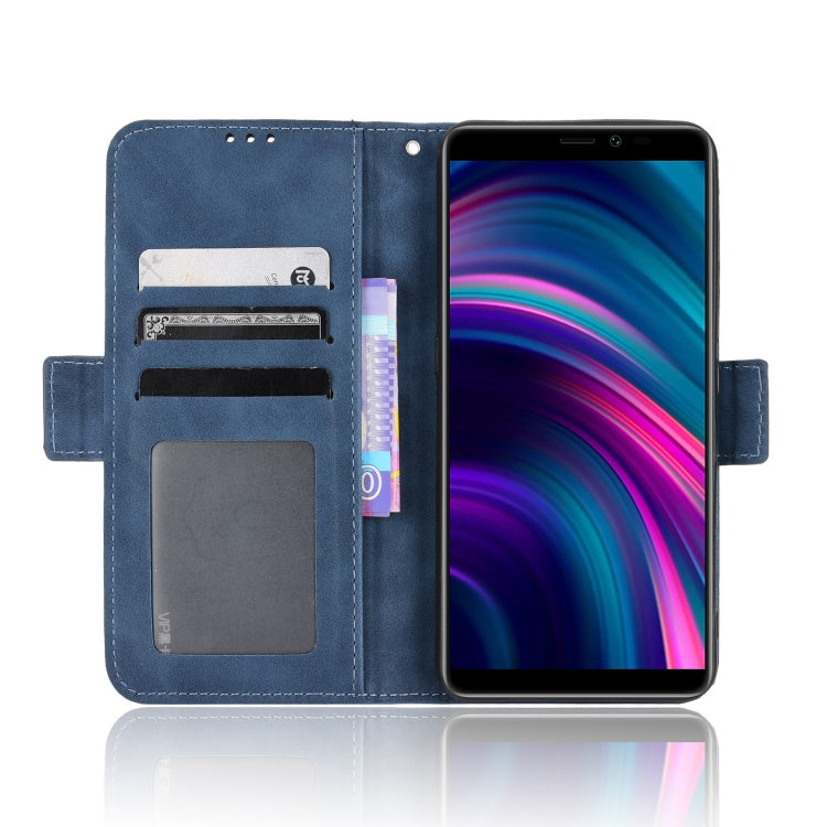 For BLU J9L Skin Feel Calf Pattern Leather Phone Case