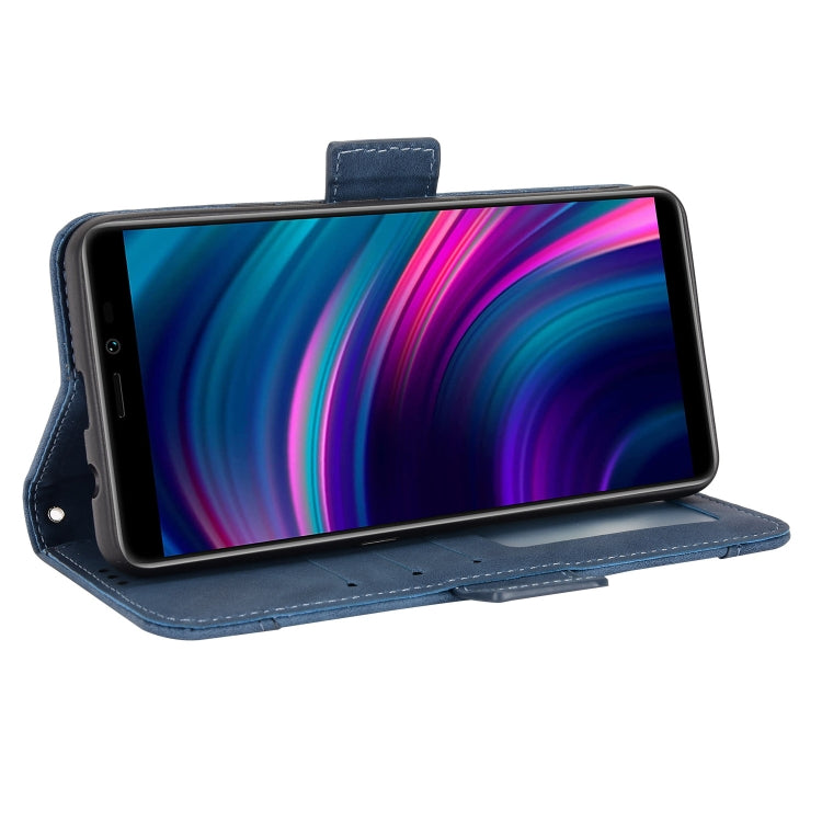 For BLU J9L Skin Feel Calf Pattern Leather Phone Case