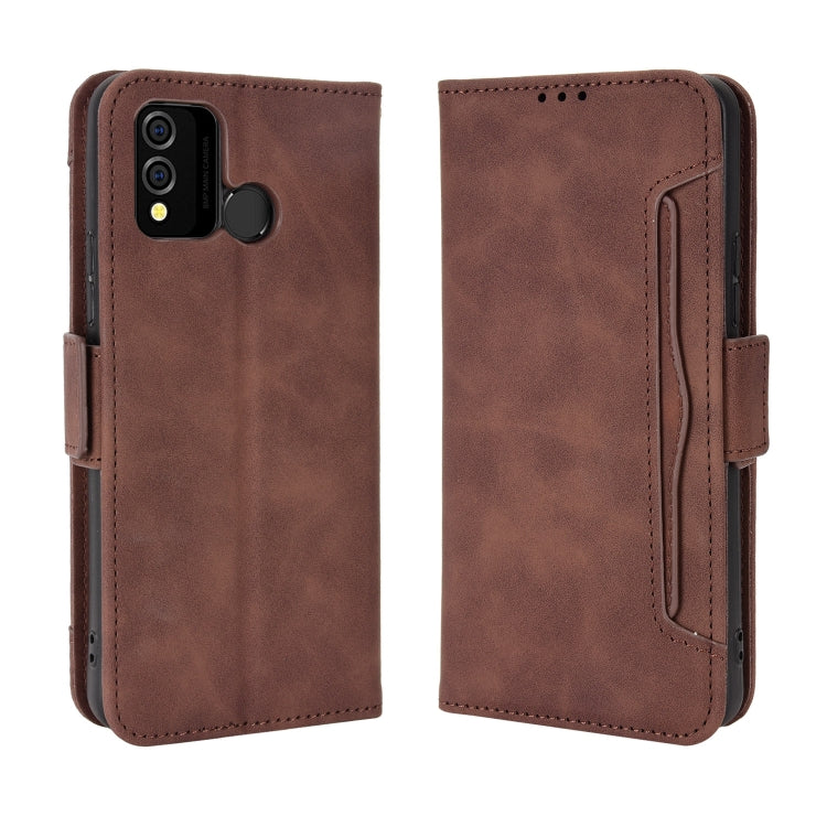 For BLU J9L Skin Feel Calf Pattern Leather Phone Case