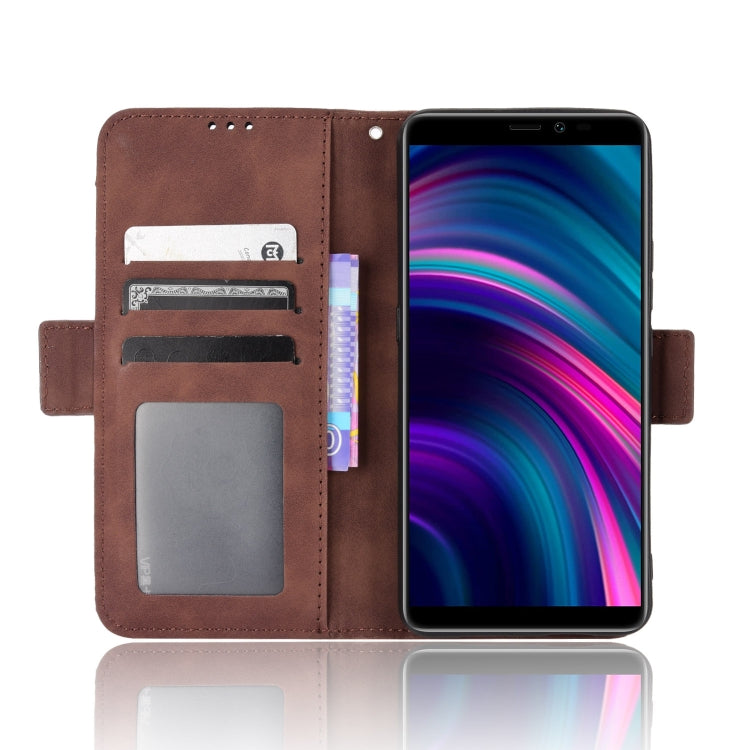 For BLU J9L Skin Feel Calf Pattern Leather Phone Case