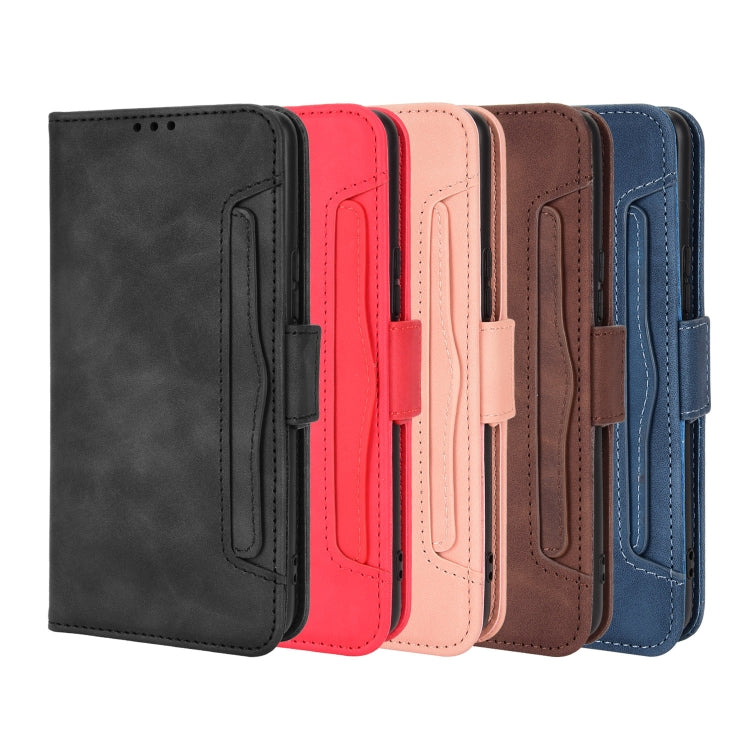 For BLU J9L Skin Feel Calf Pattern Leather Phone Case
