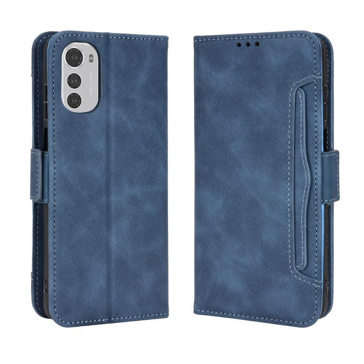 For Motorola Moto G22 / E32s 4G Skin Feel Calf Pattern Leather Phone Case