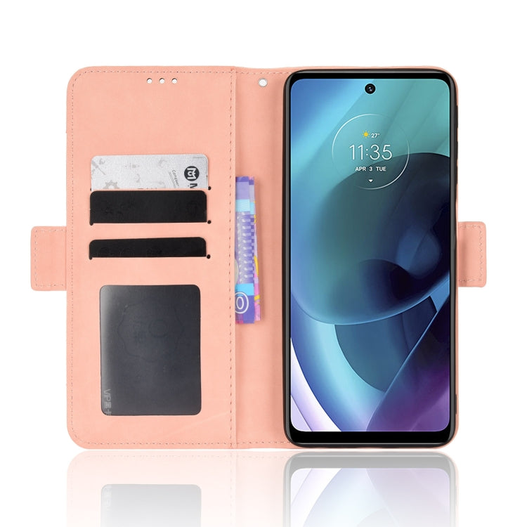 For Motorola Moto G52j Skin Feel Calf Pattern Leather Phone Case