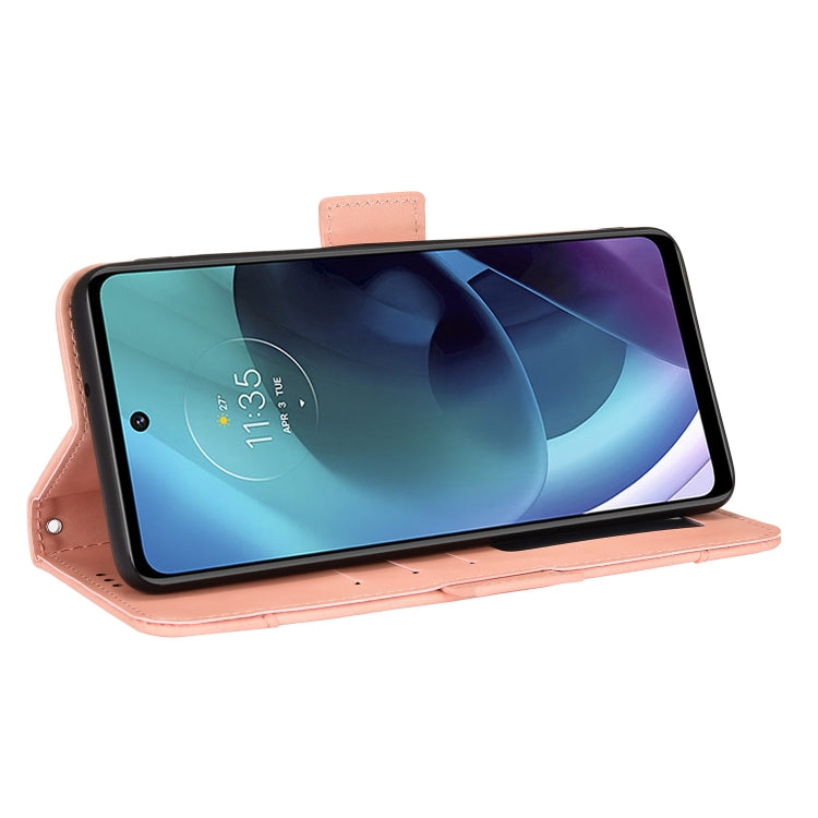 For Motorola Moto G52j Skin Feel Calf Pattern Leather Phone Case