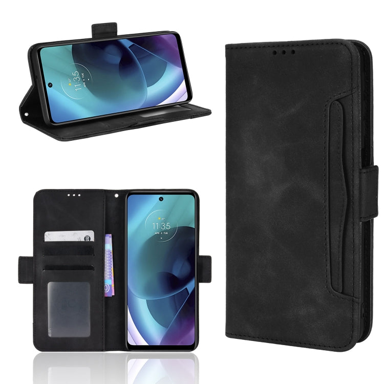 For Motorola Moto G52j Skin Feel Calf Pattern Leather Phone Case