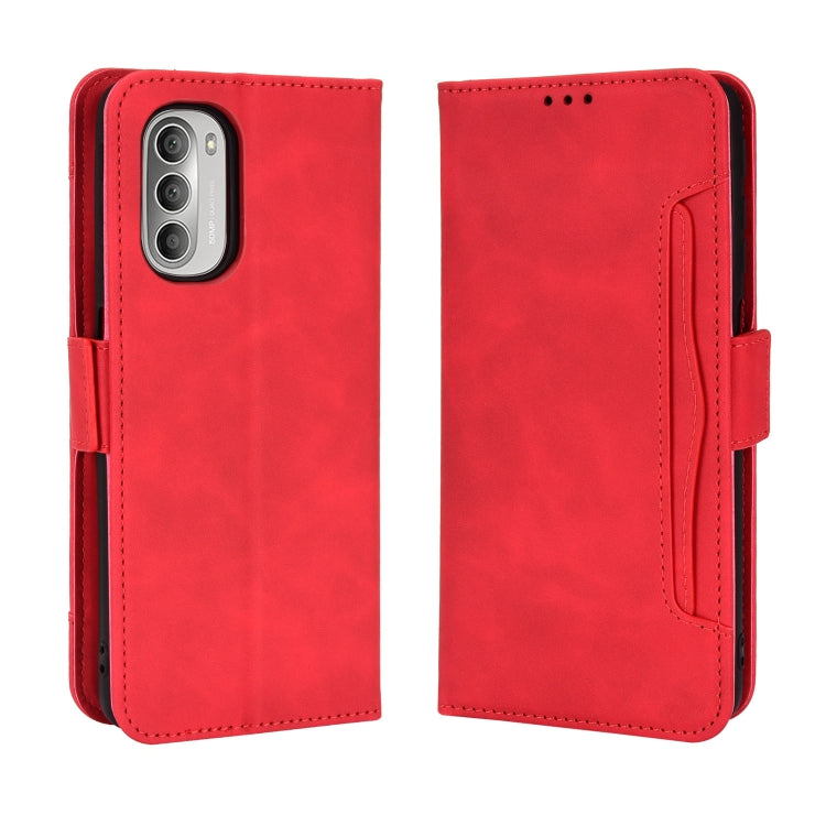 For Motorola Moto G52j Skin Feel Calf Pattern Leather Phone Case