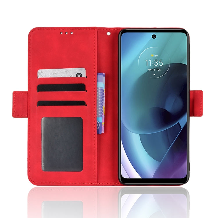 For Motorola Moto G52j Skin Feel Calf Pattern Leather Phone Case