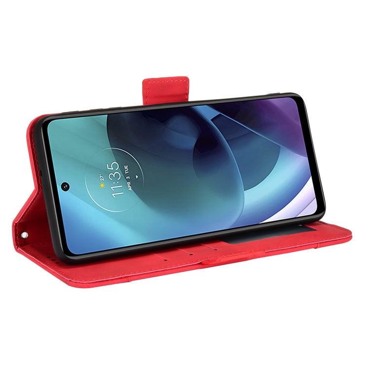 For Motorola Moto G52j Skin Feel Calf Pattern Leather Phone Case