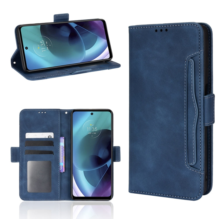 For Motorola Moto G52j Skin Feel Calf Pattern Leather Phone Case