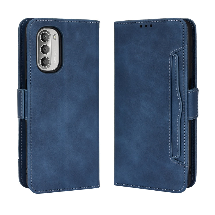 For Motorola Moto G52j Skin Feel Calf Pattern Leather Phone Case