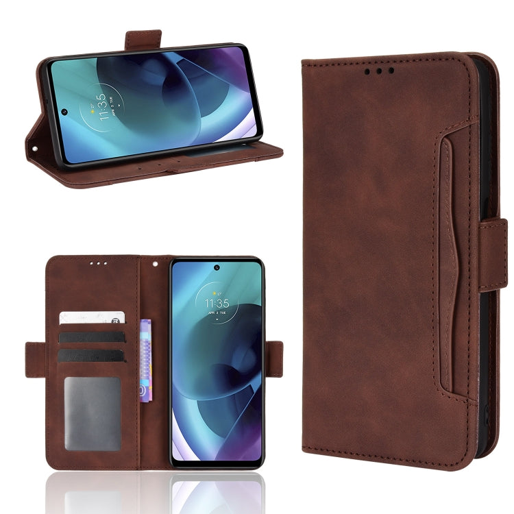 For Motorola Moto G52j Skin Feel Calf Pattern Leather Phone Case