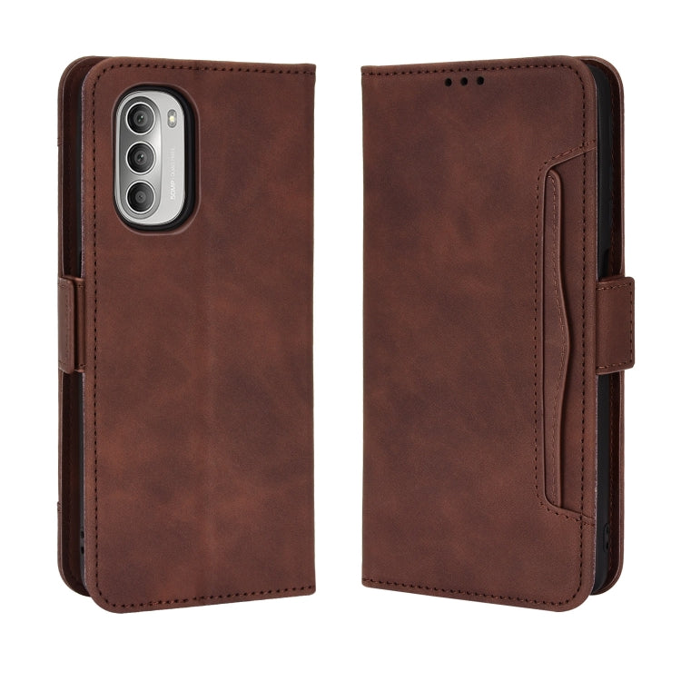 For Motorola Moto G52j Skin Feel Calf Pattern Leather Phone Case