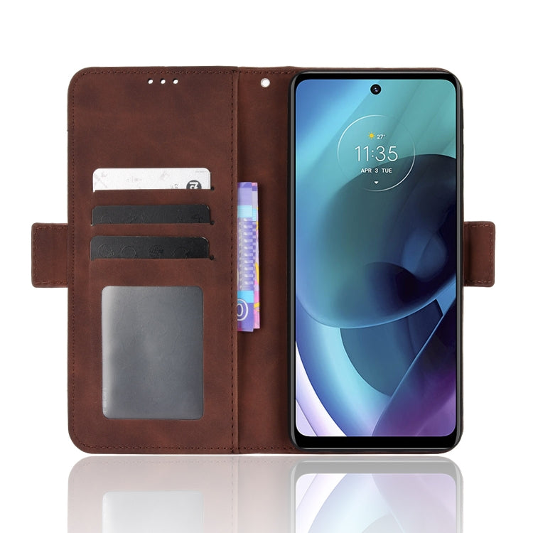 For Motorola Moto G52j Skin Feel Calf Pattern Leather Phone Case