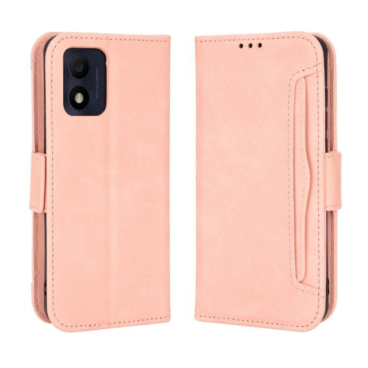 For TCL 303 / Alcatel 1B 2022 Skin Feel Calf Pattern Leather Phone Case