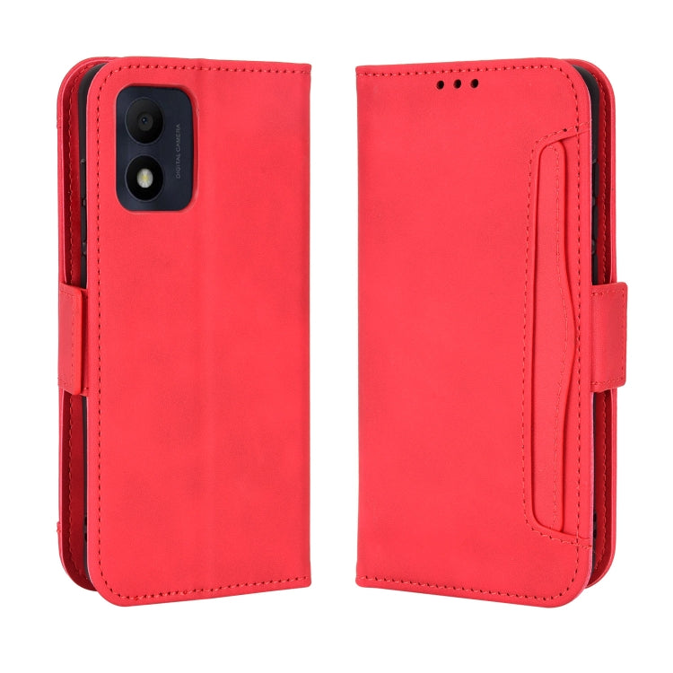 For TCL 303 / Alcatel 1B 2022 Skin Feel Calf Pattern Leather Phone Case