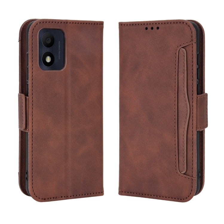 For TCL 303 / Alcatel 1B 2022 Skin Feel Calf Pattern Leather Phone Case