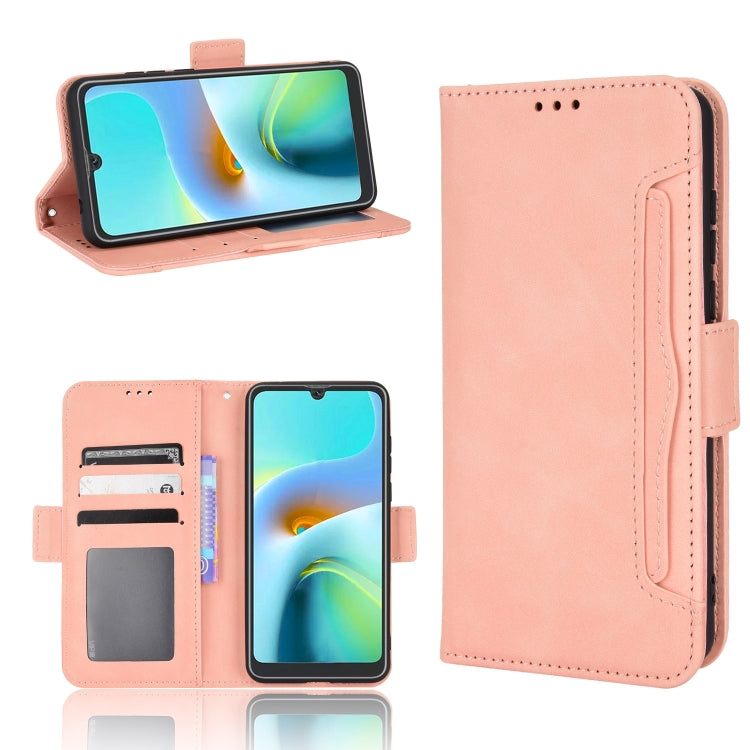 For Blackview A50 Skin Feel Calf Pattern Leather Phone Case