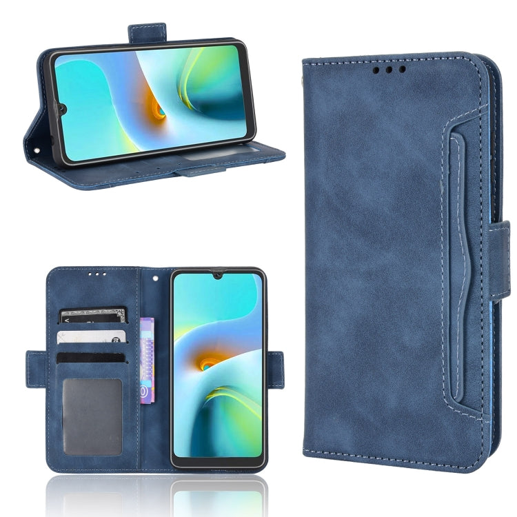 For Blackview A50 Skin Feel Calf Pattern Leather Phone Case
