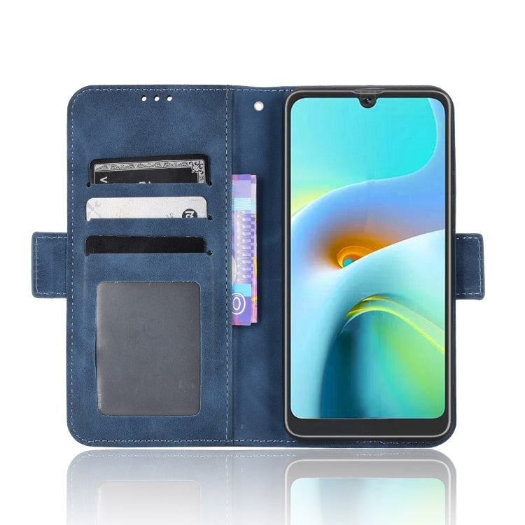 For Blackview A50 Skin Feel Calf Pattern Leather Phone Case