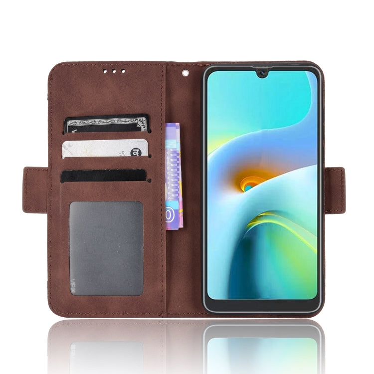 For Blackview A50 Skin Feel Calf Pattern Leather Phone Case