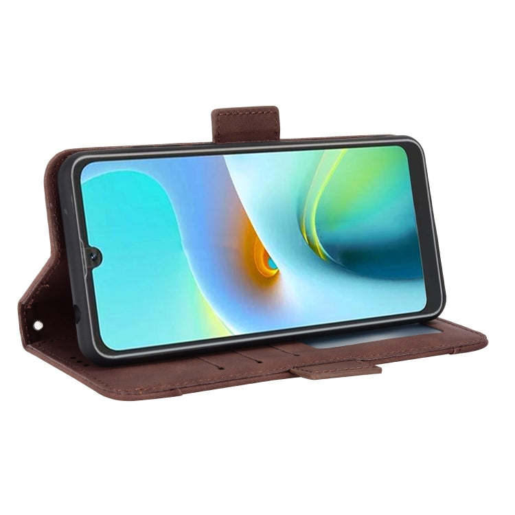 For Blackview A50 Skin Feel Calf Pattern Leather Phone Case