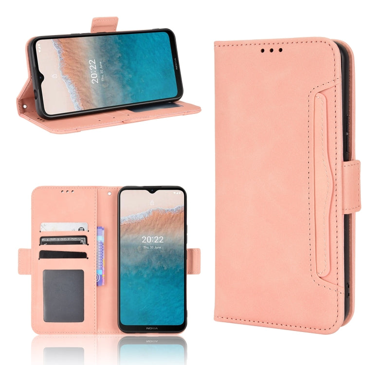 For Nokia C21 Plus Skin Feel Calf Pattern Leather Phone Case