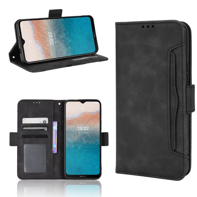 For Nokia C21 Plus Skin Feel Calf Pattern Leather Phone Case