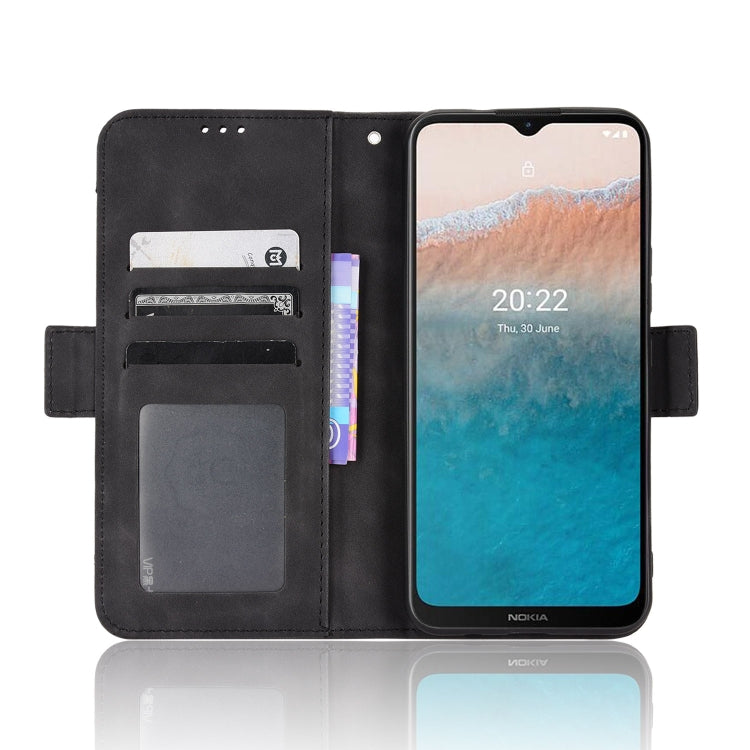 For Nokia C21 Plus Skin Feel Calf Pattern Leather Phone Case