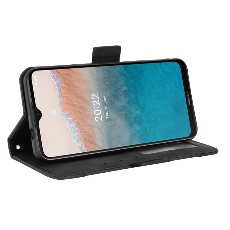 For Nokia C21 Plus Skin Feel Calf Pattern Leather Phone Case
