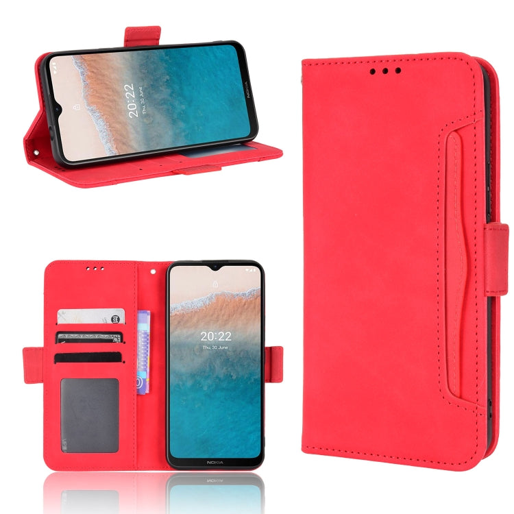 For Nokia C21 Plus Skin Feel Calf Pattern Leather Phone Case