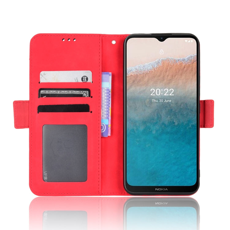 For Nokia C21 Plus Skin Feel Calf Pattern Leather Phone Case