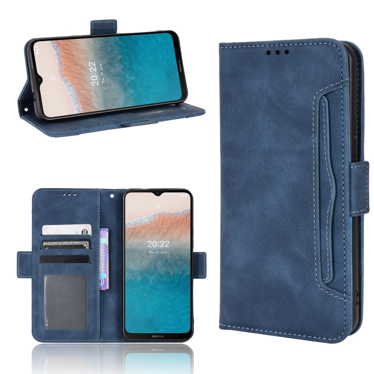 For Nokia C21 Plus Skin Feel Calf Pattern Leather Phone Case