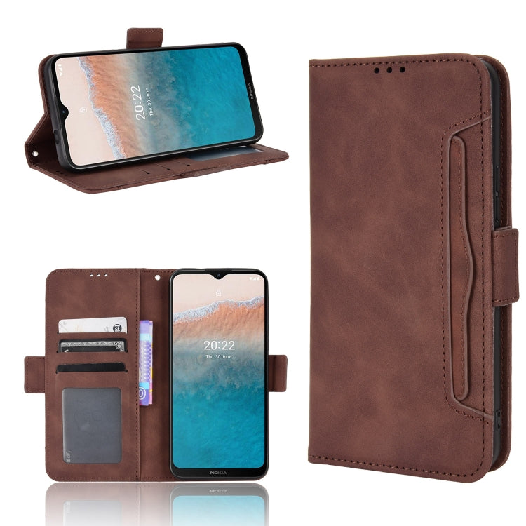 For Nokia C21 Plus Skin Feel Calf Pattern Leather Phone Case