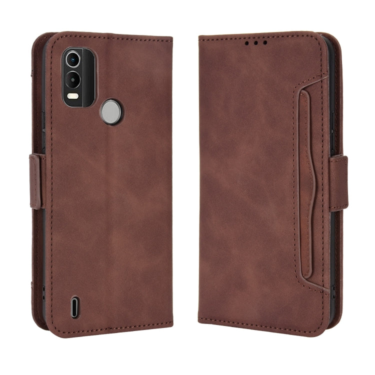 For Nokia C21 Plus Skin Feel Calf Pattern Leather Phone Case