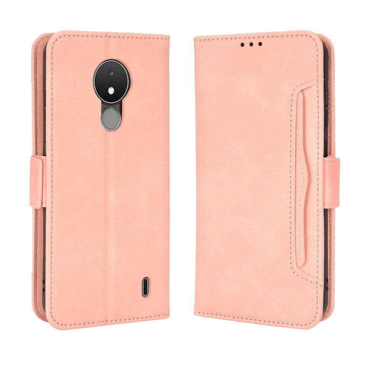 For Nokia C21 Skin Feel Calf Pattern Leather Phone Case