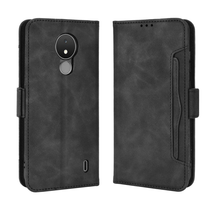 For Nokia C21 Skin Feel Calf Pattern Leather Phone Case