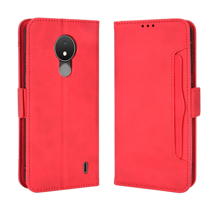 For Nokia C21 Skin Feel Calf Pattern Leather Phone Case