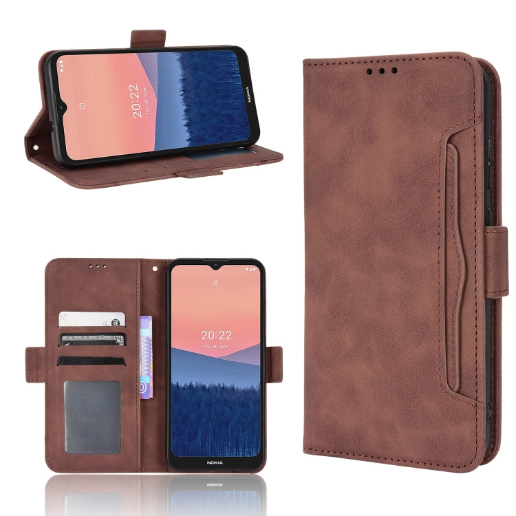 For Nokia C21 Skin Feel Calf Pattern Leather Phone Case