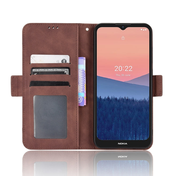 For Nokia C21 Skin Feel Calf Pattern Leather Phone Case