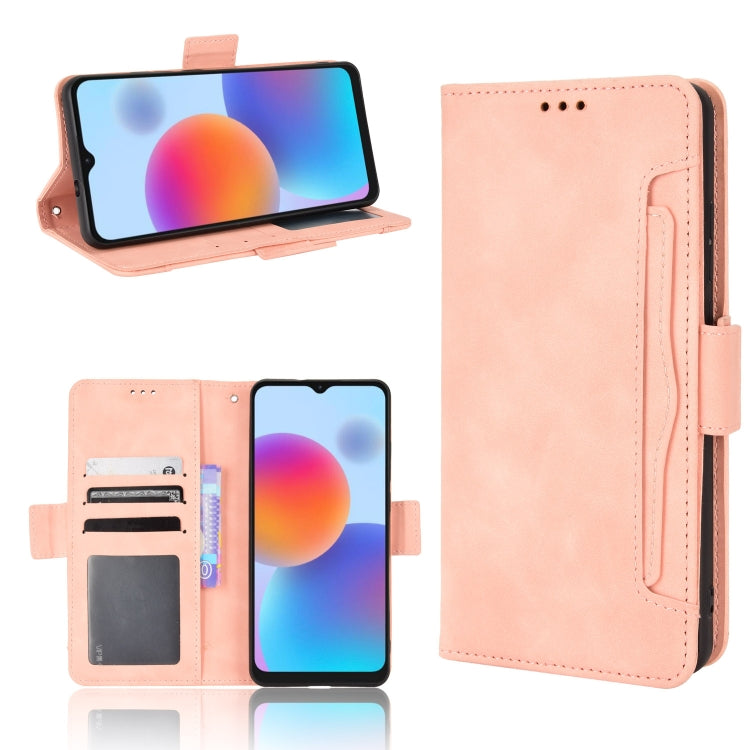 For ZTE Blade A52 Skin Feel Calf Pattern Leather Phone Case