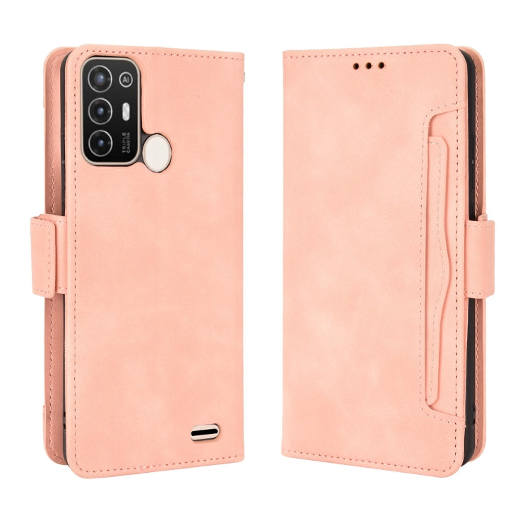 For ZTE Blade A52 Skin Feel Calf Pattern Leather Phone Case