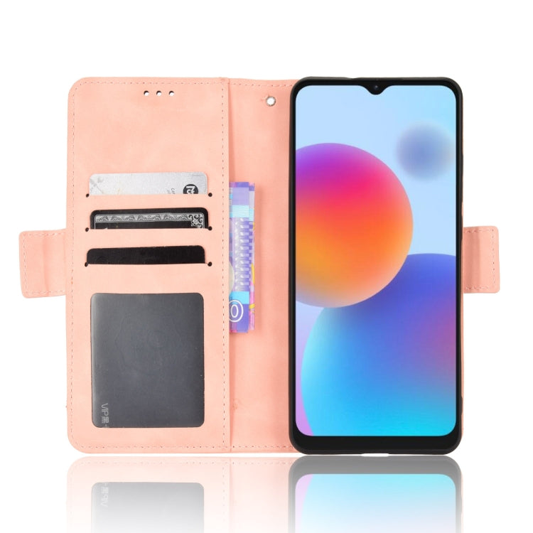 For ZTE Blade A52 Skin Feel Calf Pattern Leather Phone Case